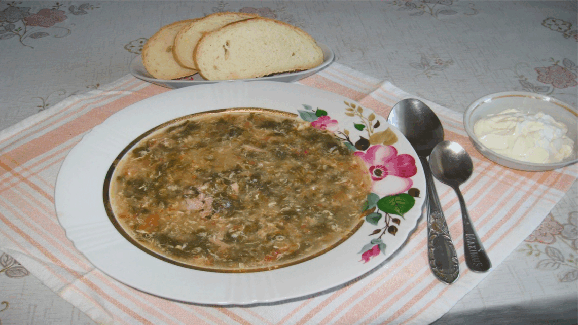 Зеленый борщ. Как приготовить?